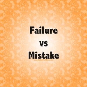 failure vs mistake